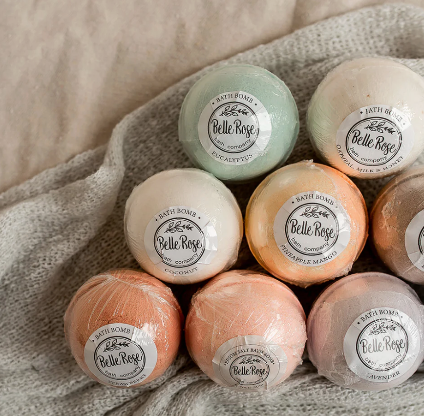 12 Days of Bookmas - Belle Rose Bath Bombs