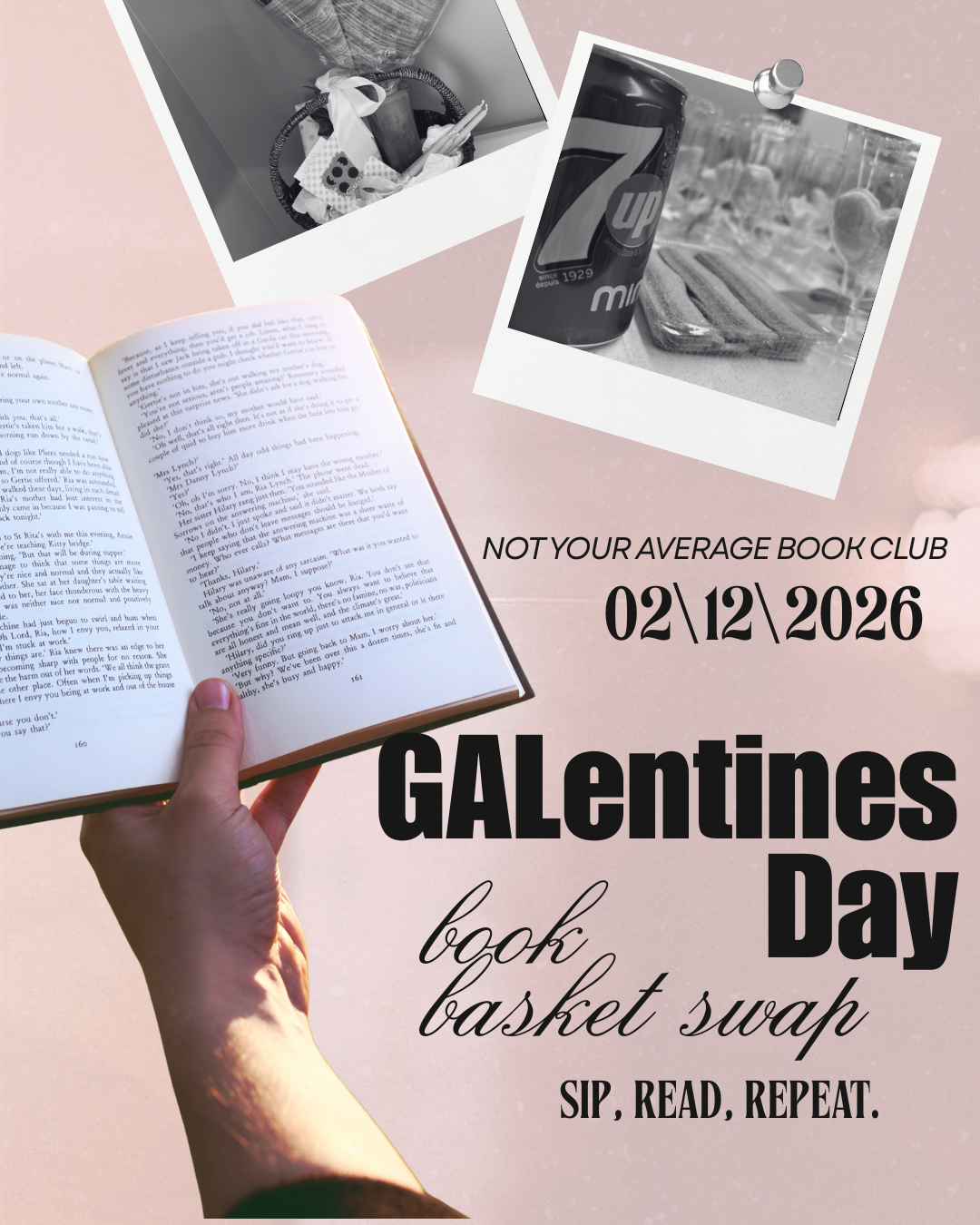 GALentines Book Swap Ticket